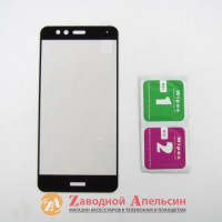 Захисне скло Huawei P10 Lite GLASS black