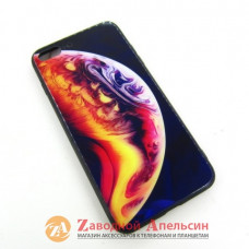 iPhone 7 8 Plus чохол малюнок Glass Case Bubbles