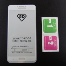Защитное стекло Samsung C7 C700 full glue glass white