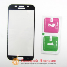 Захисне скло Samsung A7 2017 A720 повне full GLASS