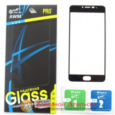 Защитное стекло Meizu M3 Note Full полное black