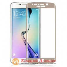 Защитное стекло Samsung G925 S6 edge Full 3D Glass bestsuit gold