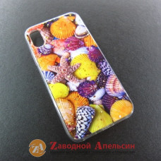 iPhone X XS 10 чохол малюнок черепашки Seashells