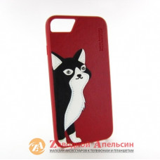 iPhone 7 8 se 2020 шкіряний чохол Cat кішка