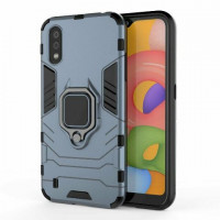 Samsung A01 A015 противоударный чехол кольцо Hybrid