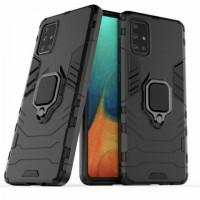 Samsung A71 A715 противоударный чехол кольцо Hybrid