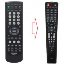 Пульт DVD BBK RM-D711 до RC026-01R універсальний