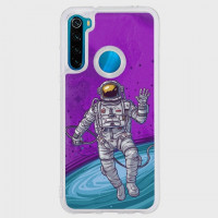 Xiaomi Redmi Note 8 чехол неоновый Аквариум Neon NASA