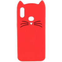 Samsung A20 A205 A30 A305 об'ємний 3D чохол Cats red