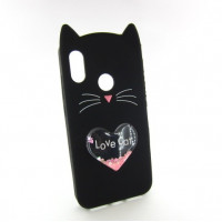 Xiaomi Redmi 6 pro Mi A2 lite об'ємний чохол Love Cat