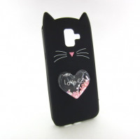 Samsung J6 J600 A6 A600 A8 A530 Об'ємний чохол 3D LoveCat