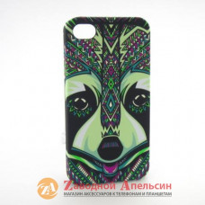 iPhone 4 4S фосфорный чехол LUXO Animal енот