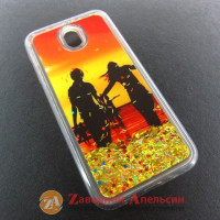 Samsung J7 2017 J730 чехол аквариум Stardust