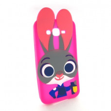 Samsung J7 J700 J701 объемный 3D чехол Зверополис hot pink