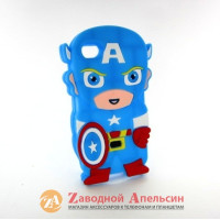 iPhone 4 4S об'ємний чохол капітан Америка