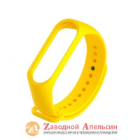 Ремешок фитнес трекера Xiaomi Mi Band 3 \ 4 желтый
