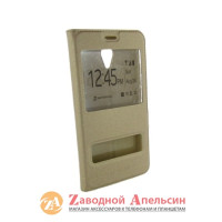 Чохол книжка Meizu M5 Note Smart Case gold