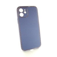 iPhone 12 шкіряний чохол Epik lavander