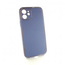 iPhone 12 шкіряний чохол Epik lavander