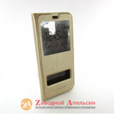 Чохол книжка Samsung J6 J600 A6 A600 А6 Smart Case gold