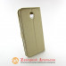 Чехол книжка Samsung J7 J730 Smart Case gold