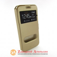 Чохол книжка Samsung J3 2017 J330 Nillkin Case gold