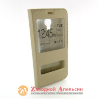 Чохол книжка Meizu M5 Smart Case golden