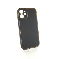 iPhone 12 mini шкіряний чохол Epik black