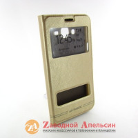 Чохол книжка Samsung J7 J700 J701 neo Smart Case gold