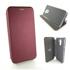 Чохол книжка Samsung A6 Plus A605 J8 J800 marsala