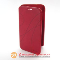 Чехол книжка Lenovo A850 OSCAR red