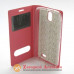 Чохол книжка Lenovo A328 Flip smart pink