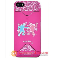 iPhone 5 5S se брендовий чохол Keith Haring