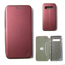 Чохол книжка Samsung G973 S10 Baseus Case marsala