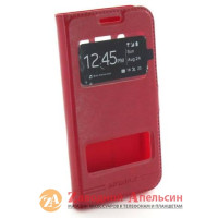 Чехол книжка Samsung J2 J200 Smart Case red