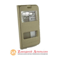 Чехол книжка Samsung J1 J120 2016 Smart Case gold