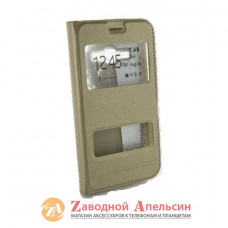 Чохол книжка Samsung J1 J120 2016 Smart Case gold
