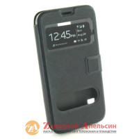 Чехол книжка Samsung G900 S5 Smart Case черный