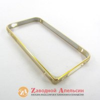 iPhone 4 4S бампер металевий Fashion gold