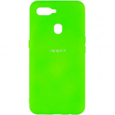 Oppo A12 A5s чохол салатовий Silicone Case