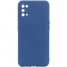 Oppo Reno 5 чохол синій Jelly Case navy
