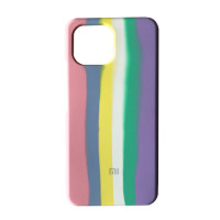 Xiaomi Mi 11 lite чохол веселка Silicone Case rainbow