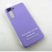 Samsung S21 G990 ліловий чохол Silicone Cover lilac