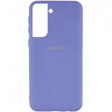 Samsung S21 G990 ліловий чохол Silicone Cover lilac
