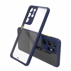 Samsung A02s A025 захисний чохол TPU + PC navy