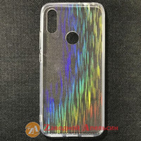 Xiaomi Redmi 7 прозрачный чехол лазер hologram led