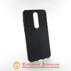 Nokia 5.1 Plus чорний чохол рядок