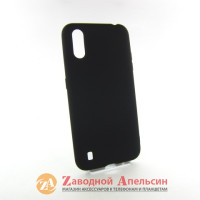 Samsung A01 A015 черный чехол soft touch