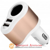 Прикуриватель зарядний пристрій Hoco Car Charger 2USB
