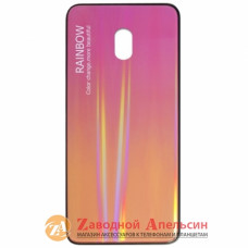 Xiaomi Redmi 8A скляний чохол Rainbow laser